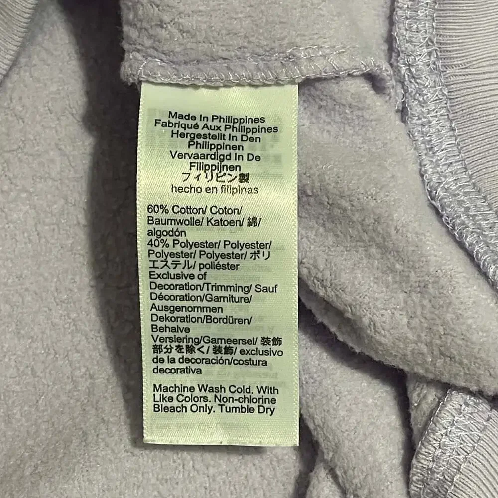 J.Crew Womens Sweatshirt Lavender XL Button Mock Neck Pullover Fleece Preppy